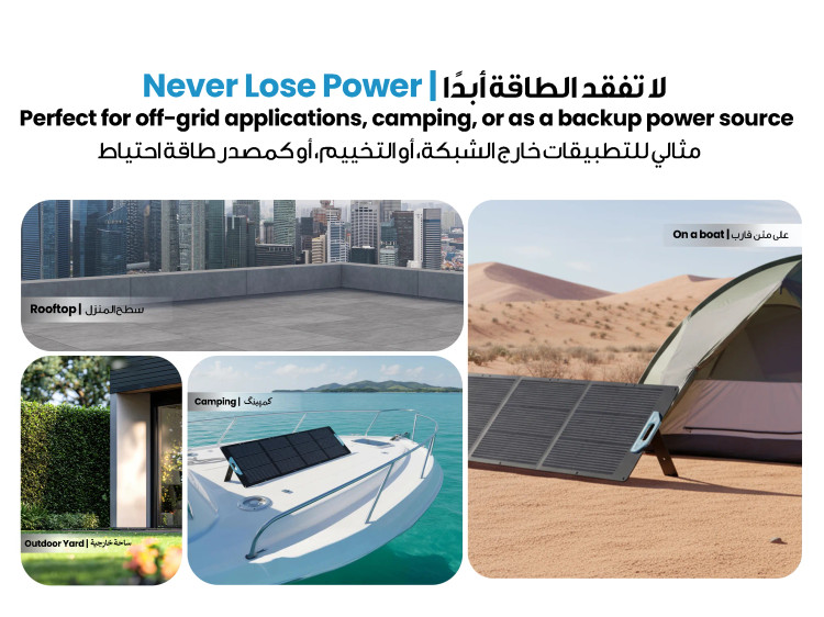 پنل خورشیدی قابل حمل پاورولوژی مدل 200W Monocrystalline