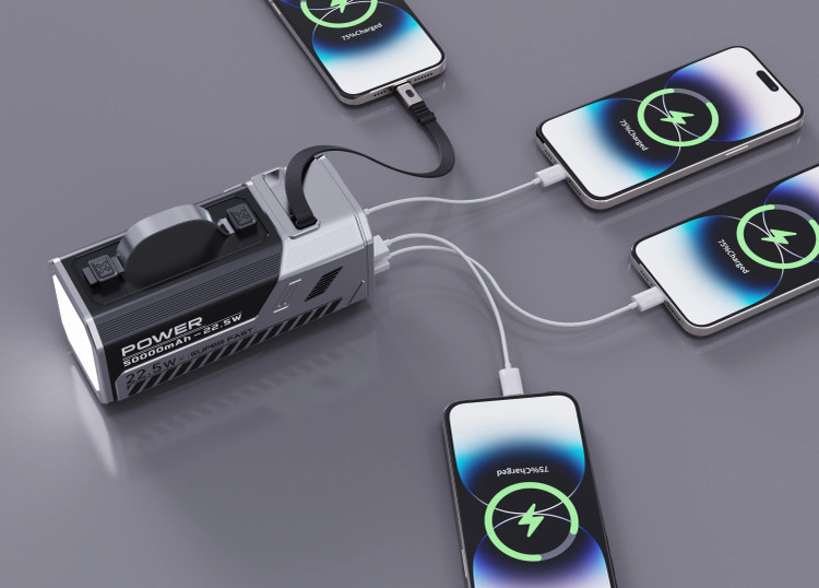 پاوربانک 22.5 وات گرین لاین مدل Power Max ظرفیت 50000 میلیآمپر
